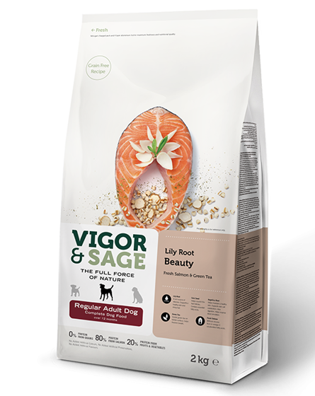 Εικόνα της Vigor & Sage Lily Root Beauty Regular Adult Dog 2kg