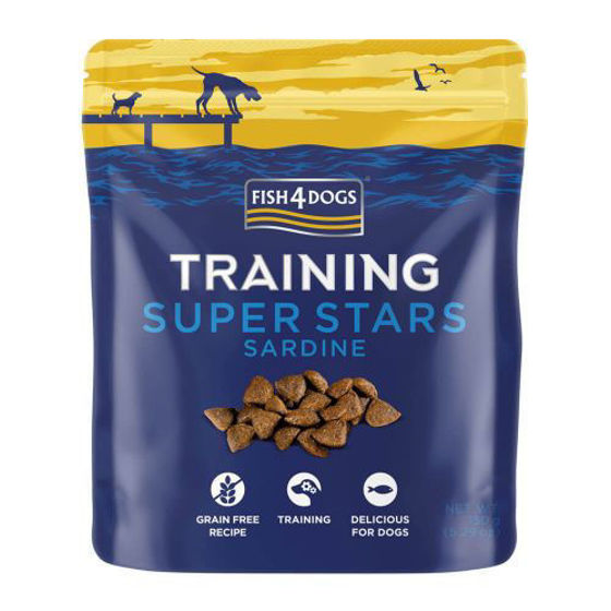 Εικόνα της Fish4Dogs Μικρές Λιχουδιές Super Star Sardine 150gr