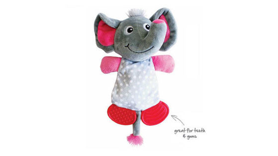 Εικόνα της Happypet Little Rascals Play Teether Elephant 23cm