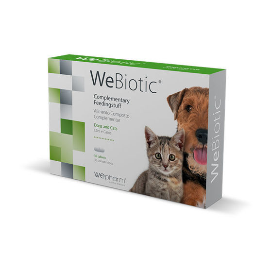 Εικόνα της Wepharm Webiotic Διατροφικό Συμπλήρωμα με Προβιοτικά Για Γάτες & Σκύλους (30 Δισκία)