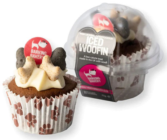 Picture of The Barking Bakery Vanilla Woofin With Vanilla Frosting