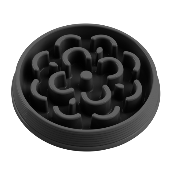 Picture of TarHong Μπολ Αργού Ταίσματος Medallion Black 710ml