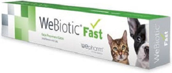 Εικόνα της Wepharm Webiotic Fast Small Breed Διατροφικό Συμπλήρωμα με Προβιοτικά Για Γάτες & Σκύλους 1-12kg (15ml)