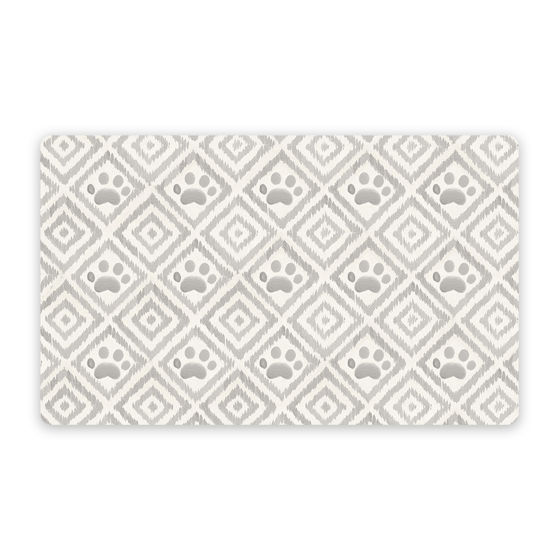 Εικόνα της TarHong Σουπλά Paw Ikat Natural PVC 29.2×48.3cm