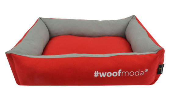 Εικόνα της Woofmoda Κρεββάτι Σκύλου Κόκκινο (53x46x16cm)
