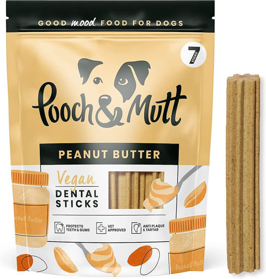 Picture of Pooch & Mutt Peanut Butter Vegan Dental Stick 251gr