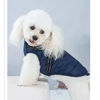 Εικόνα της Denik Αδιάβροχο Μπουφάν Σκύλου με Fleece Επένδυση & Ιμάντες Στήριξης Μπλε
