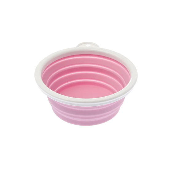 Εικόνα της Ferribiella Πιάτο ταξιδιού Σιλικόνης Pink
