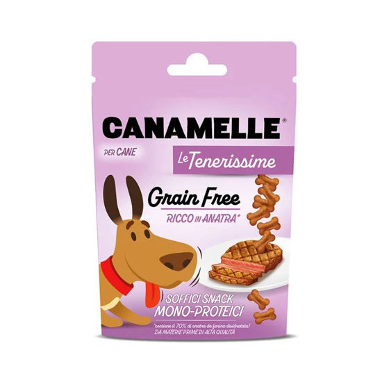 Εικόνα της Canamelle Μαλακή Λιχουδιά Σκύλου Grain Free Πάπια 100gr
