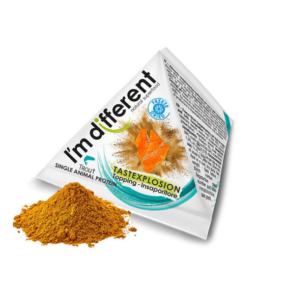 Εικόνα της I`m Different Ενισχυτικό Γεύσης Τροφής Topper Freeze-Dried για Σκύλους και Γάτες με Πέστροφα 8gr