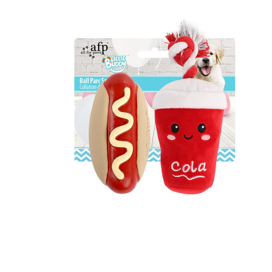 Εικόνα της All For Paws Παιχνίδι Σκύλου Little Buddy Hot Dog With Cola