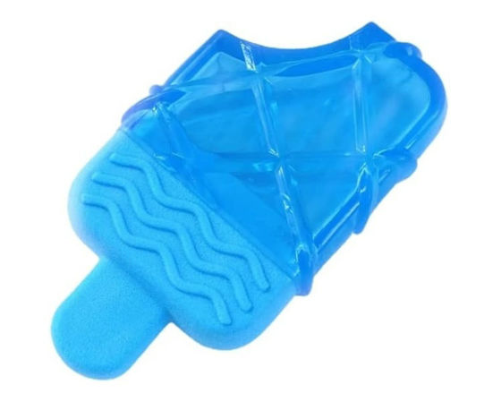 Εικόνα της Denik Παιχνίδι Σκύλου Chillax Cool Soak Παγωτό Μπλε 14x7cm