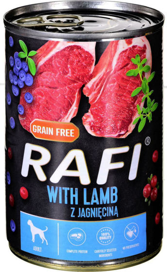 Εικόνα της Rafi Adult Grain Free Με Αρνί 400gr