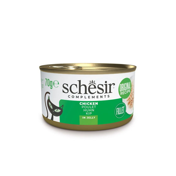 Εικόνα της Schesir Cat Jelly Φιλέτα Κοτόπουλου 70gr