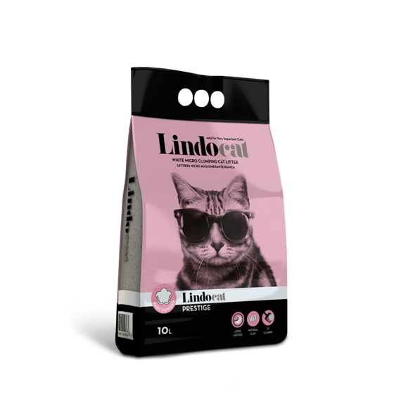Εικόνα της Lindocat Prestige Άμμος Γάτας Μπετονίτης Baby Powder 5L