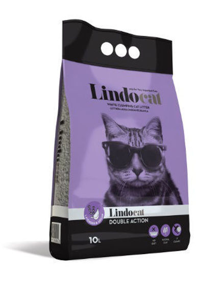 Εικόνα της Lindocat Άμμος Γάτας Μπετονίτης Λεβάντα 10L