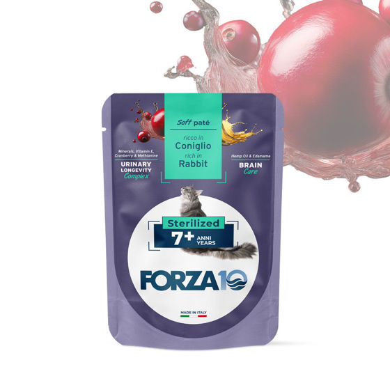 Εικόνα της Forza10 Υγρή Τροφή Soft Pate Adult 7+ Sterilized Κουνέλι 80gr