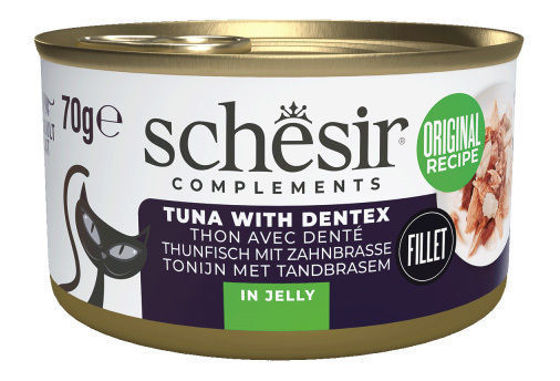 Εικόνα της Schesir Cat Jelly Τόνος Με Συναγρίδα 70gr