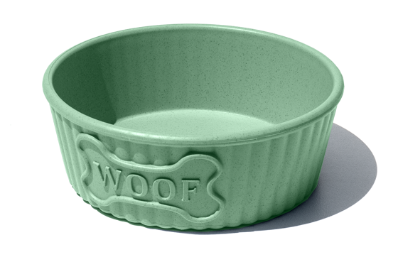Εικόνα της Tarhong  Μπολ Woof Ribbed Πράσινο710ml