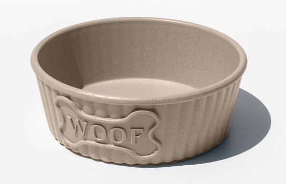 Εικόνα της Tarhong  Μπολ Woof Ribbed Μπεζ 710ml