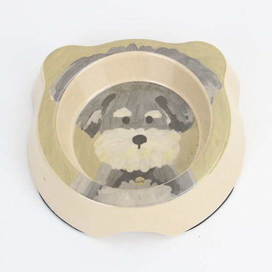 Εικόνα της Denik Pet Bamboo Μπολ Σκύλου Γκρι 250ml - 16cm