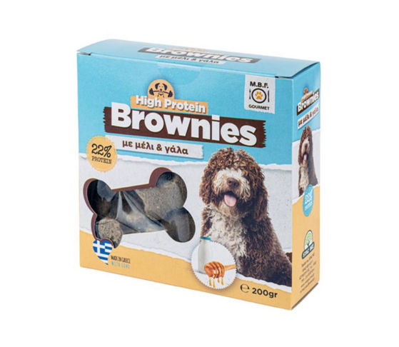 Εικόνα της MBF Μαλακά Μπισκότα Σκύλου High Protein Με Μέλι & Γάλα 200gr