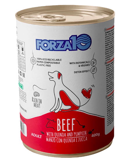 Εικόνα της Forza10 Κονσέρβα Σκύλου Maintenance Μοσχάρι με Κινόα & Κολοκύθα 400gr