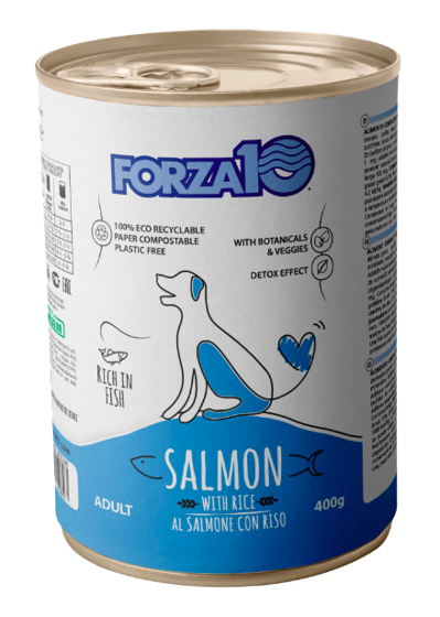 Εικόνα της Forza10 Κονσέρβα Σκύλου Maintenance Σολομό & ρύζι 400gr