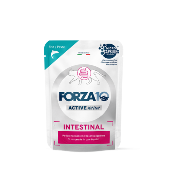 Εικόνα της Forza10 Κονσέρβα Γάτας Actiwet Intestinal Active με Ψάρι Multipack 80gr