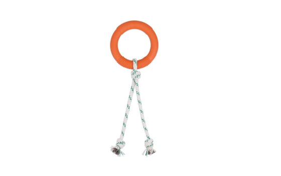 Εικόνα της Green Sheep Παιχνίδι Από Σχοινί Από Φυσικό Καουτσούκ - Πορτοκαλί - Medium