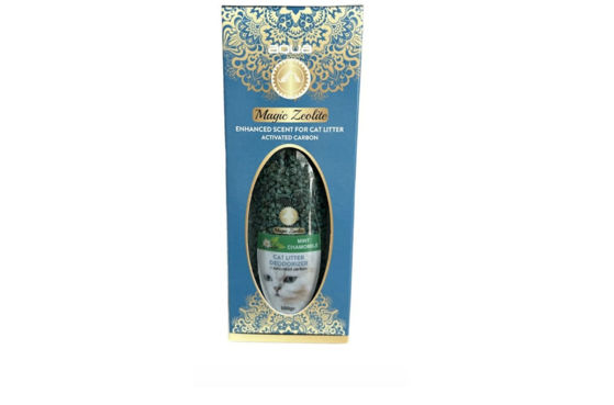 Εικόνα της Aqua Zeolith Αρωματικό  Για Την Άμμο Γάτας  με Άρωμα  Μέντα - Χαμομήλι 500gr