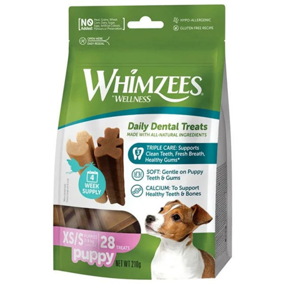 Εικόνα της Whimzees Puppy Dental Care XS/S (28τμχ)