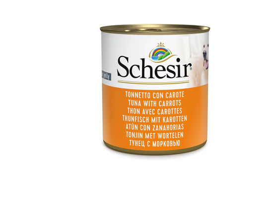 Εικόνα της Schesir Κονσέρβα Σκύλου Σε Ζελέ Τόνος Με Καρότα  285g