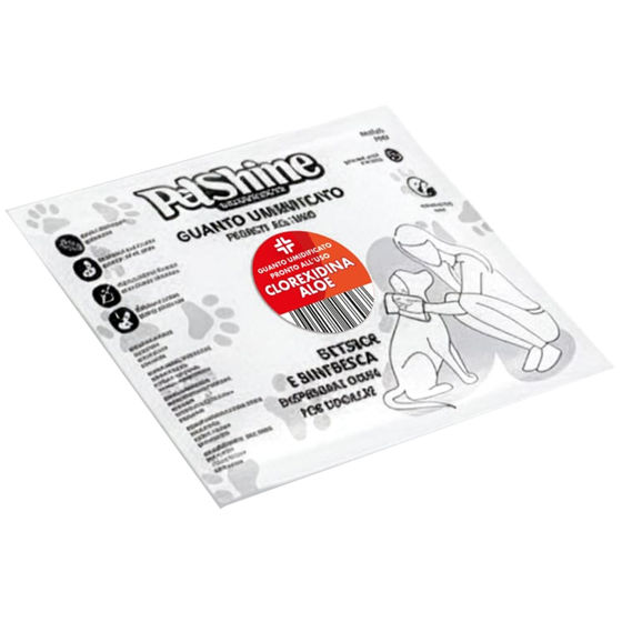 Εικόνα της Petshine Γάντι Στεγνού Καθαρισμού Clorhexidine & Aloe