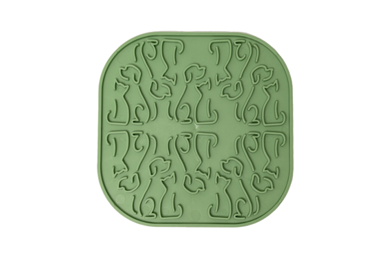 Εικόνα της Fiboo Mat Lollipop Σιλικόνης Αργού Ταίσματος Πράσινο (19x19cm)