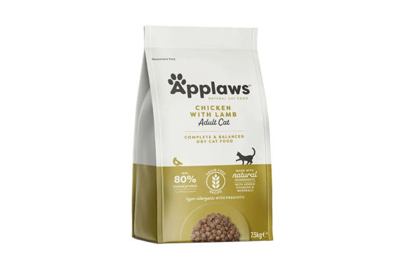 Εικόνα της Applaws Ξηρά τροφή Γάτας Grain Free Κοτόπουλο & Αρνί 7,5kg