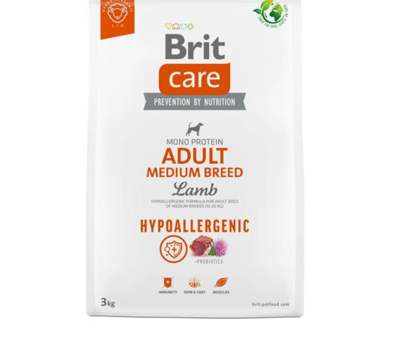 Εικόνα της Brit Care Dog Hypoallergenic Adult Medium lamb 3kg