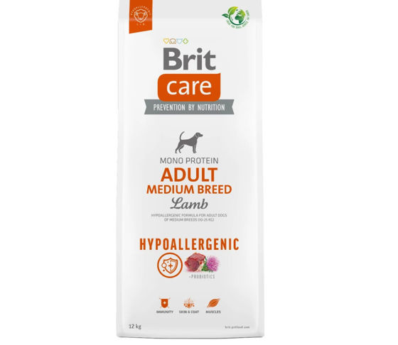 Εικόνα της Brit Care Dog Hypoallergenic Adult Medium lamb 12kg