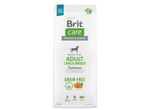 Εικόνα της Brit Care Dog Grain Free Adult Large Salmon 12kg