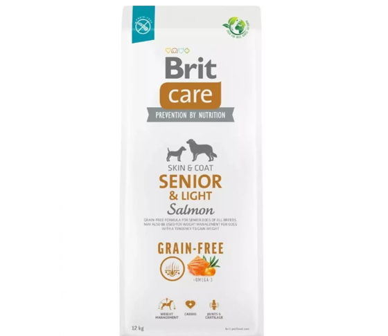 Εικόνα της Brit Care Dog Grain Free Senior & Light Salmon 12kg