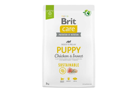 Εικόνα της Brit Care Dog Sustainable Puppy  chiken & insect 3kg