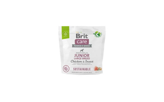 Εικόνα της Brit Care Dog Sustainable Junior Large chiken & insect 1kg