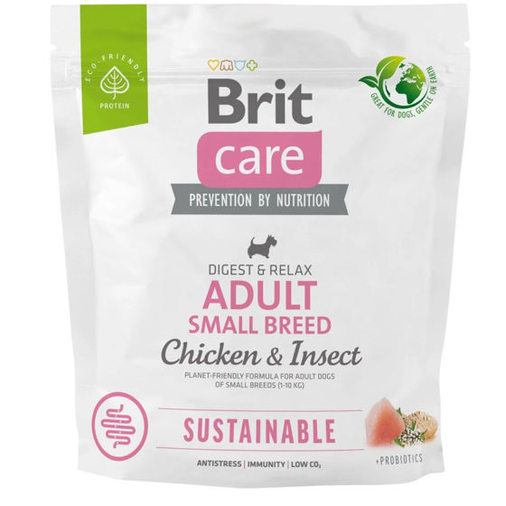 Εικόνα της Brit Care Dog Sustainable Adult Small chiken & insect 1kg