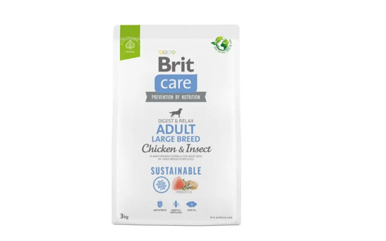 Εικόνα της Brit Care Dog Sustainable Adult Large chiken & insect 3kg