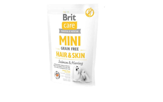 Εικόνα της Brit Care Mini Dog Grain Free Hair & Skin Salmon & Herring 400gr