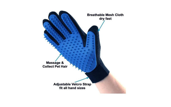Εικόνα της Paw Care Γάντι Μασάζ & Απομάκρυνσης Τριχών  True Touch για Κατοικίδια Μπλε