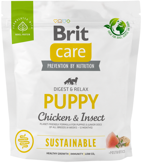 Εικόνα της Brit Care Dog Sustainable Puppy Chiken & Insect 1kg
