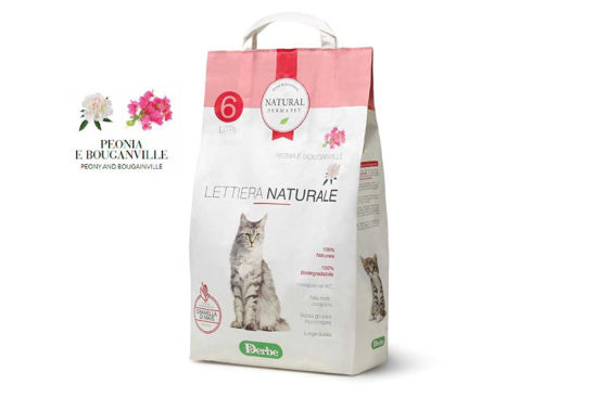 Εικόνα της Natural Derma Pet Άμμος Γάτας Καλαμποκιού Peony & Bougainville 6L (2.85kg)