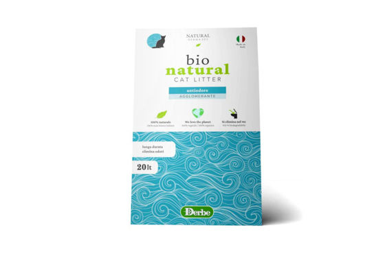 Εικόνα της Natural Derma Pet  Άμμος Γάτας Καλαμποκιού Antiodore 20L (8kg)