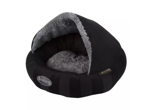 Εικόνα της Scruffs Tramps Φωλιά Σκύλου & Γάτας Dome Μαύρο